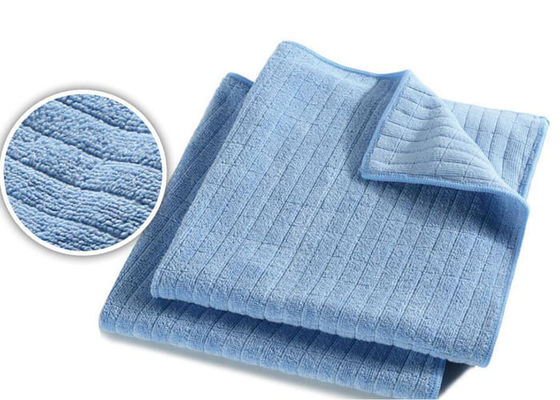 Circular Knitting Grey Microfibre Cloths Nylon Microfiber Dust Cloths
